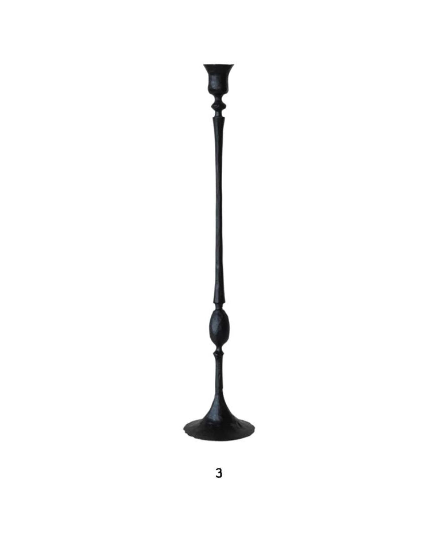 Sylvie Iron Taper Candle Holders - Candle Holders - Hello Norden