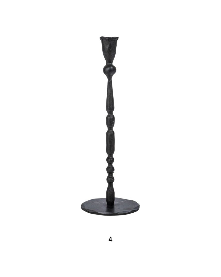 Sylvie Iron Taper Candle Holders - Candle Holders - Hello Norden
