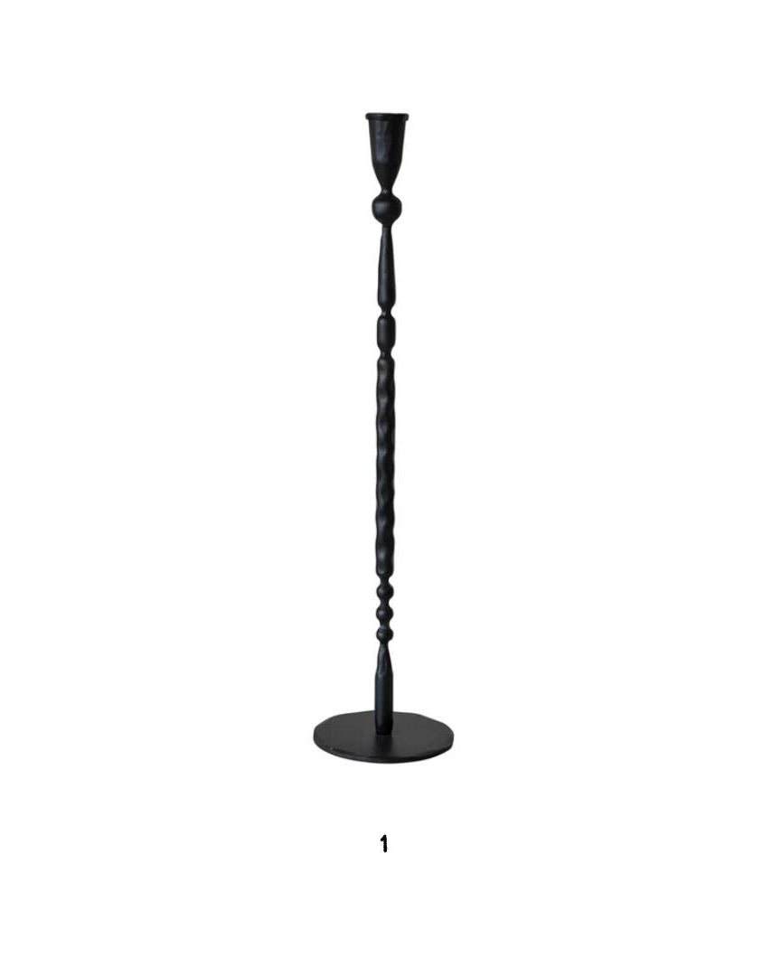 Sylvie Iron Taper Candle Holders - Candle Holders - Hello Norden