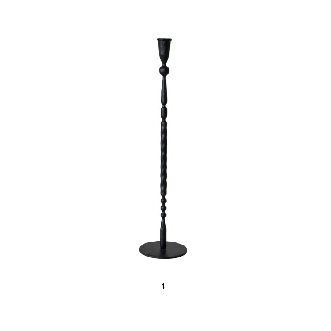 Sylvie Iron Taper Candle Holders - Candle Holders - Hello Norden