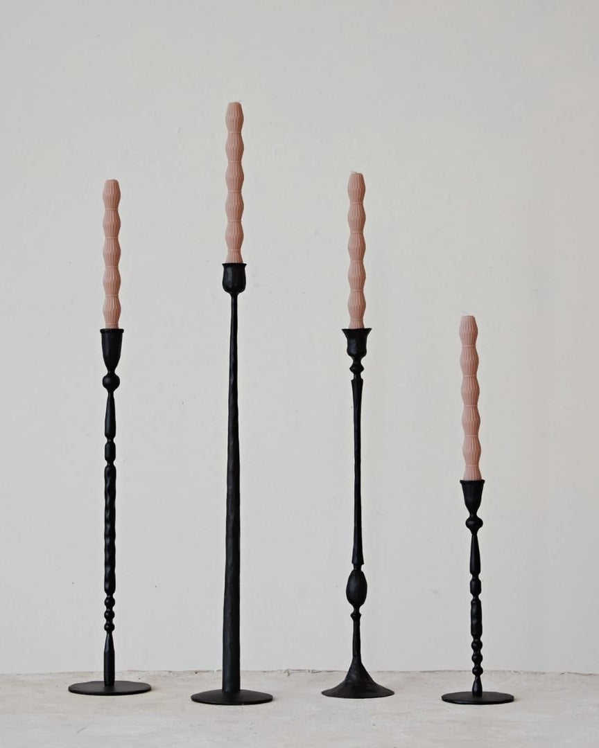 Sylvie Iron Taper Candle Holders - Candle Holders - Hello Norden