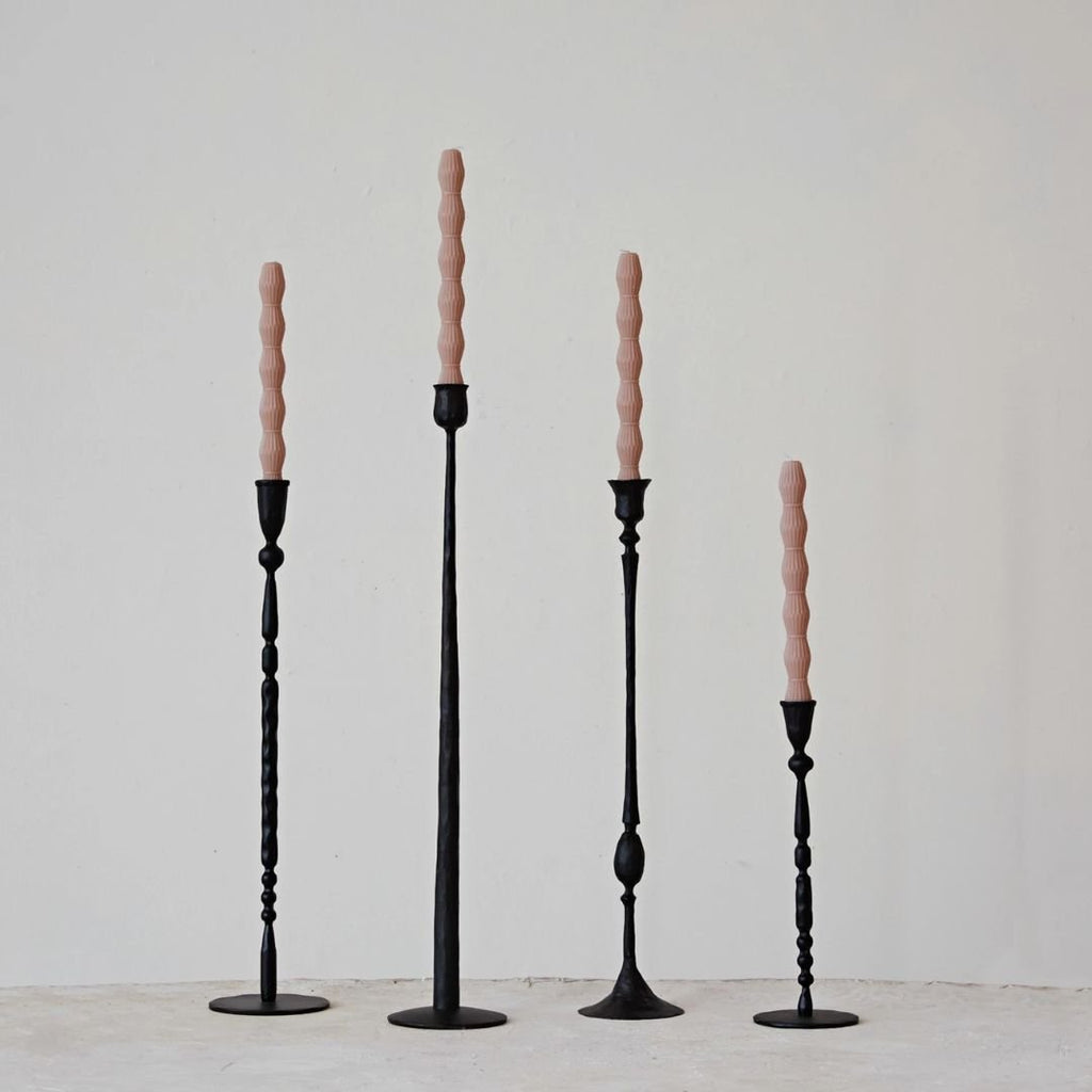 Sylvie Iron Taper Candle Holders - Candle Holders - Hello Norden