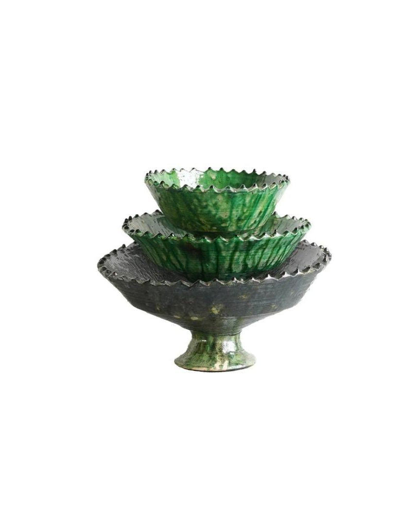 Tamegroute Compote Green bowl - Decorative Bowls - Hello Norden