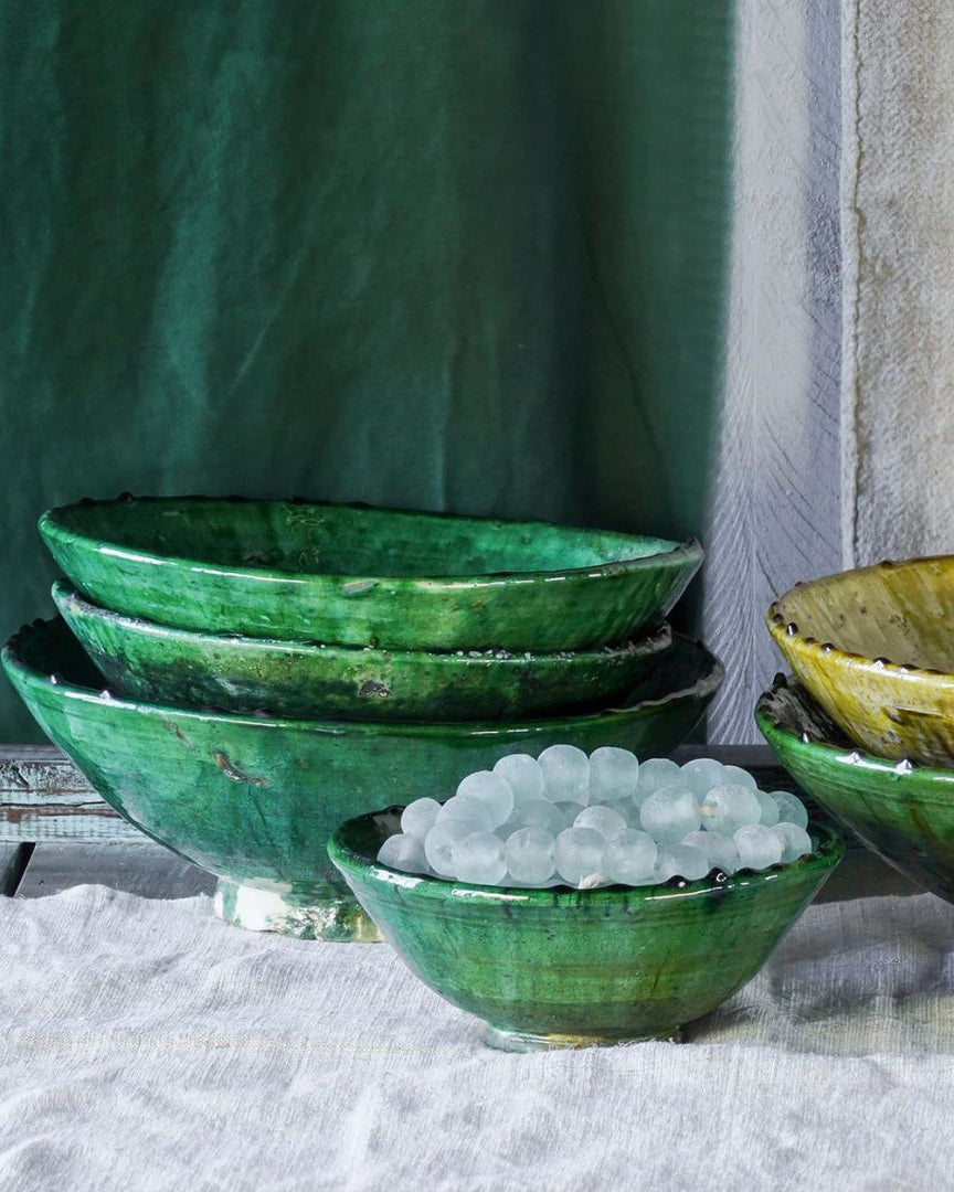Tamegroute Green Bowl - Decorative Bowls - Hello Norden