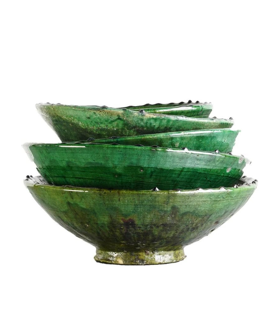 Tamegroute Green Bowl - Decorative Bowls - Hello Norden