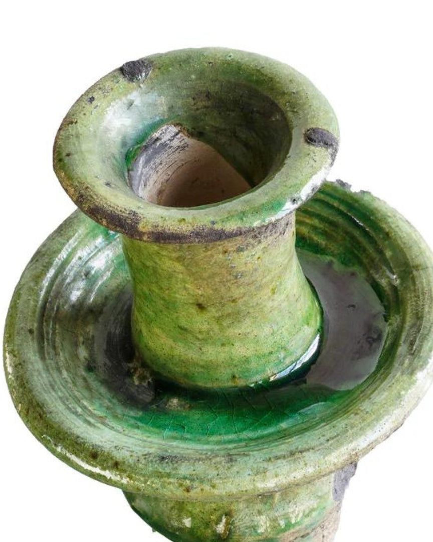 Tamegroute Green Candle Holder - Candle Holders - Hello Norden