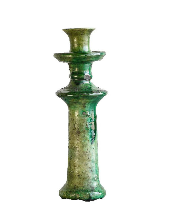 Tamegroute Green Candle Holder - Candle Holders - Hello Norden