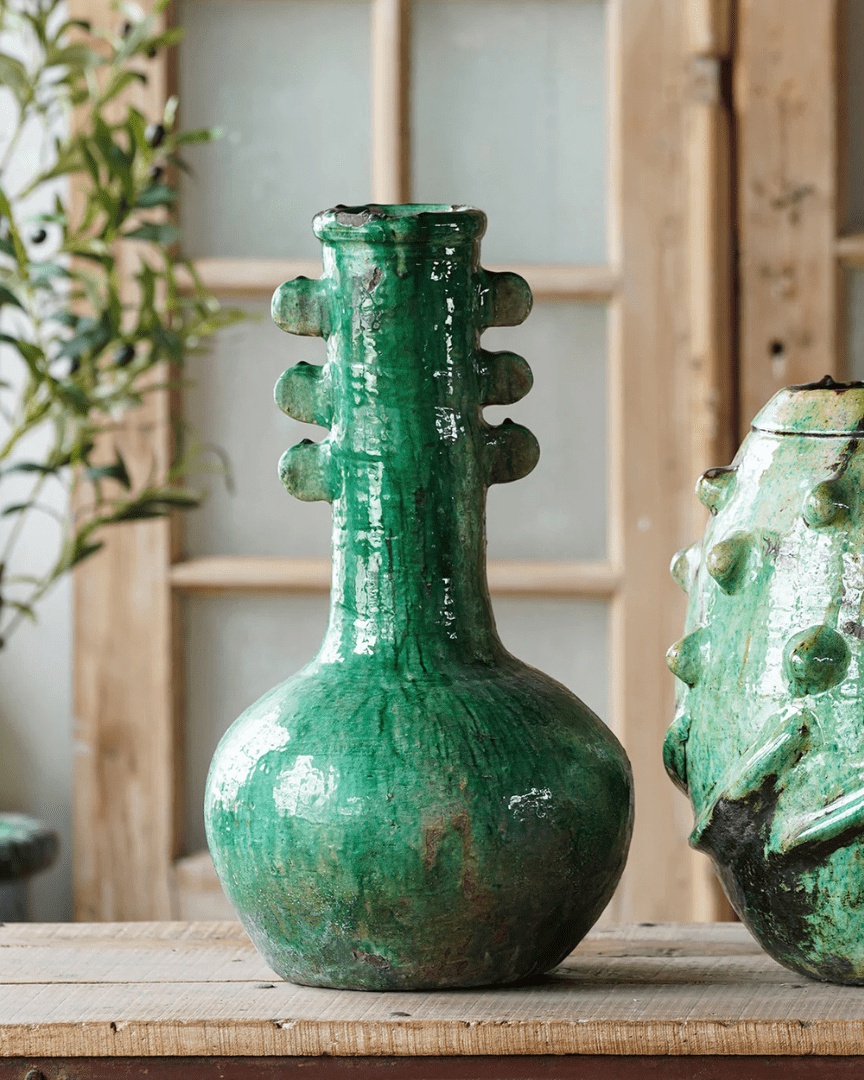 Tamegroute Green Vase - Vases - Hello Norden
