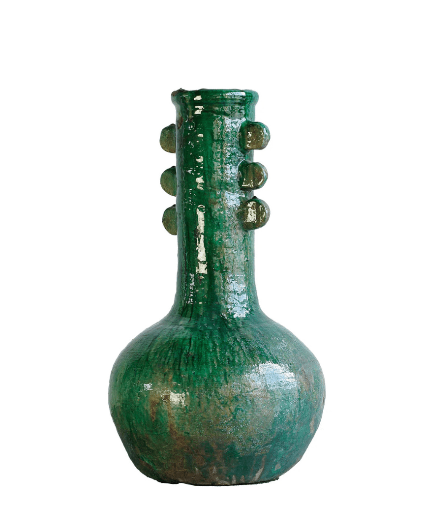 Tamegroute Green Vase - Vases - Hello Norden