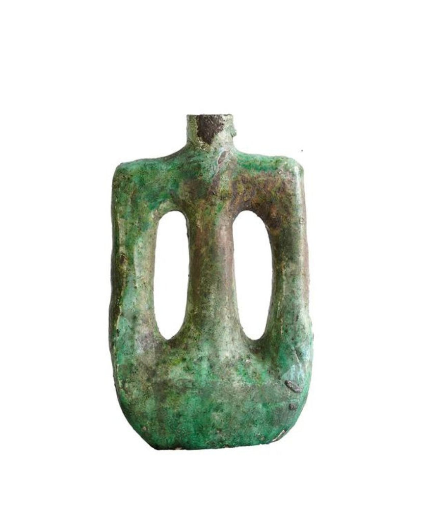 Tamegroute Green Vintage Sculpture - Sculptures - Hello Norden