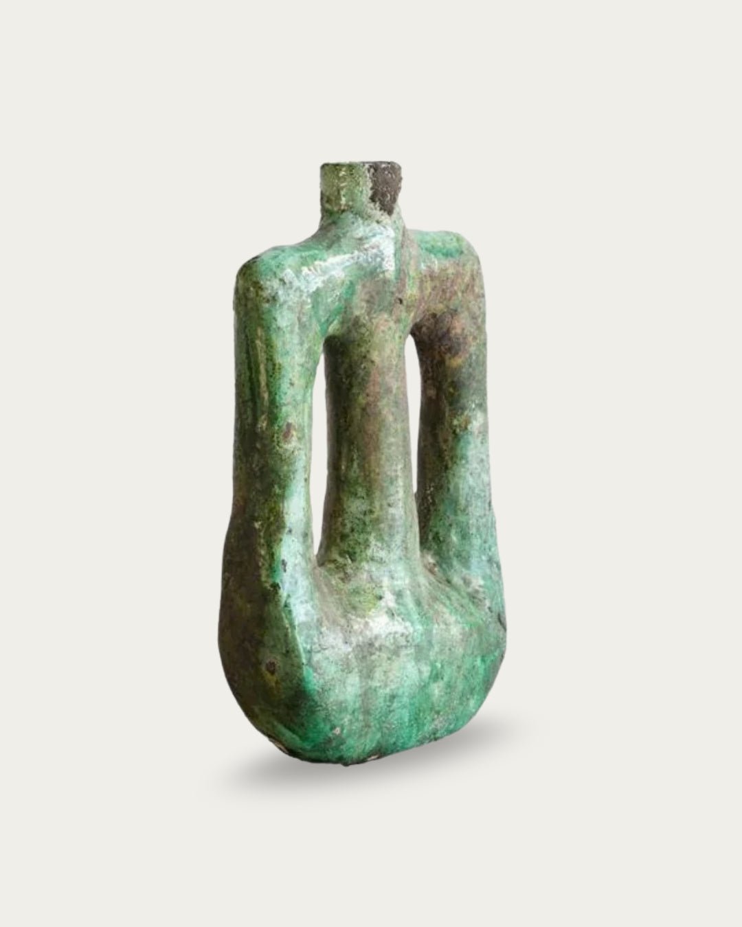 Tamegroute Green Vintage Sculpture (Multiple Styles) - Sculptures - Hello Norden