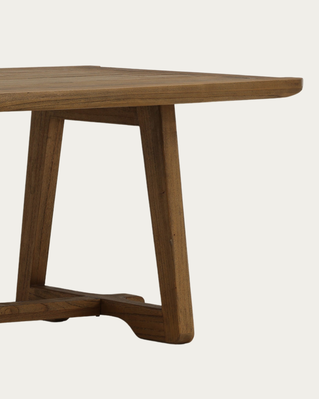 dining room furniture modern mountain mindi wood dining table Hello Norden - Tarjei Dining Table, detail view