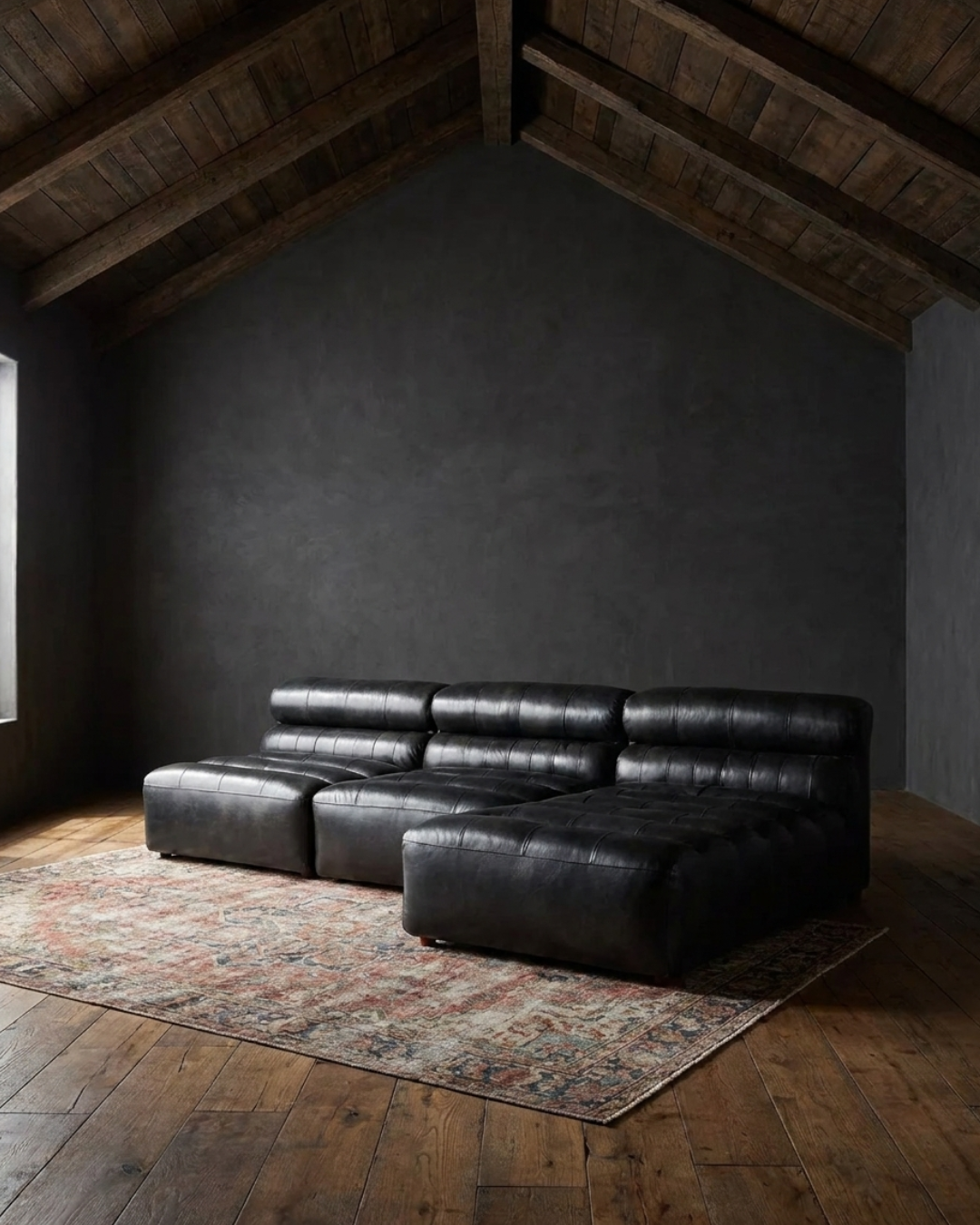 Rainor Leather Sectional - Sofas & Sectionals - Hello Norden