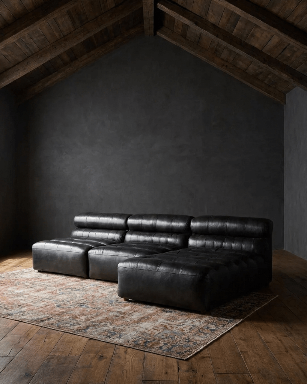 Rainor Leather Sectional - Sofas & Sectionals - Hello Norden