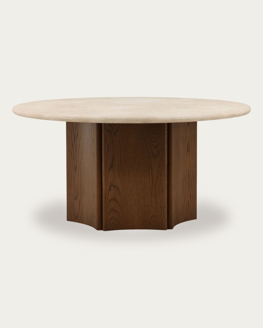 dining room furniture modern mountain oak wood dining table Hello Norden - Torvald Round Dining Table