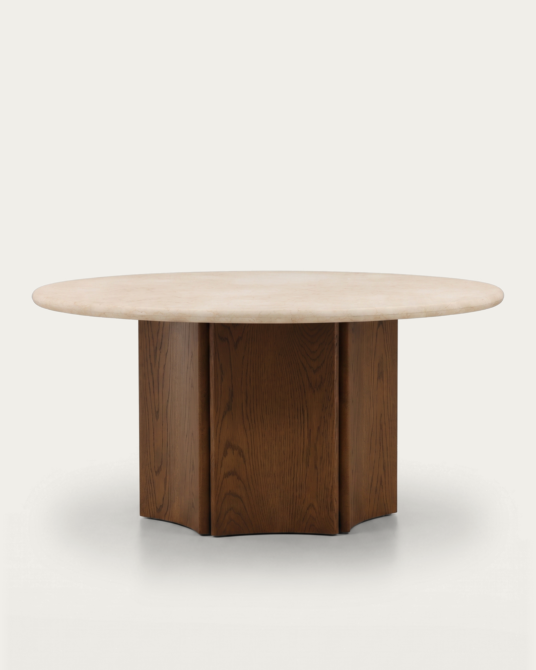 dining room furniture modern mountain oak wood dining table Hello Norden - Torvald Round Dining Table