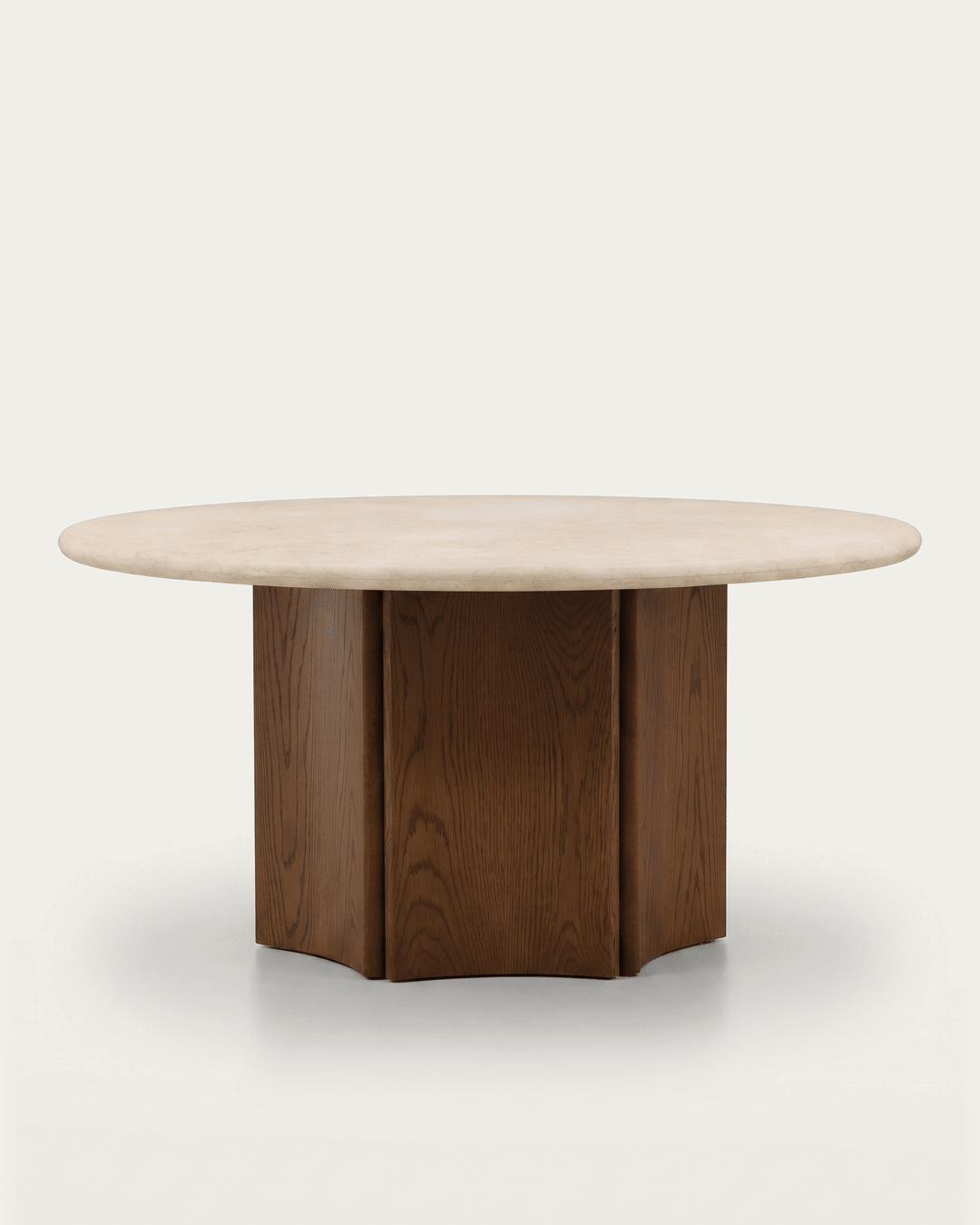 dining room furniture modern mountain oak wood dining table Hello Norden - Torvald Round Dining Table