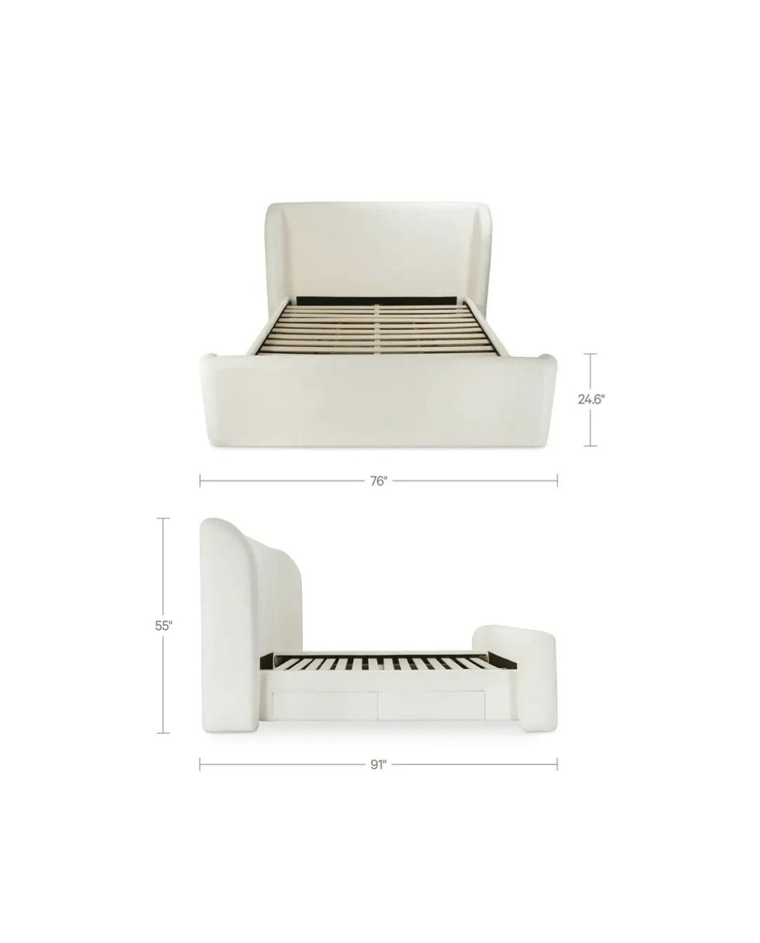Sissel Bed - Beds & Headboards - Hello Norden