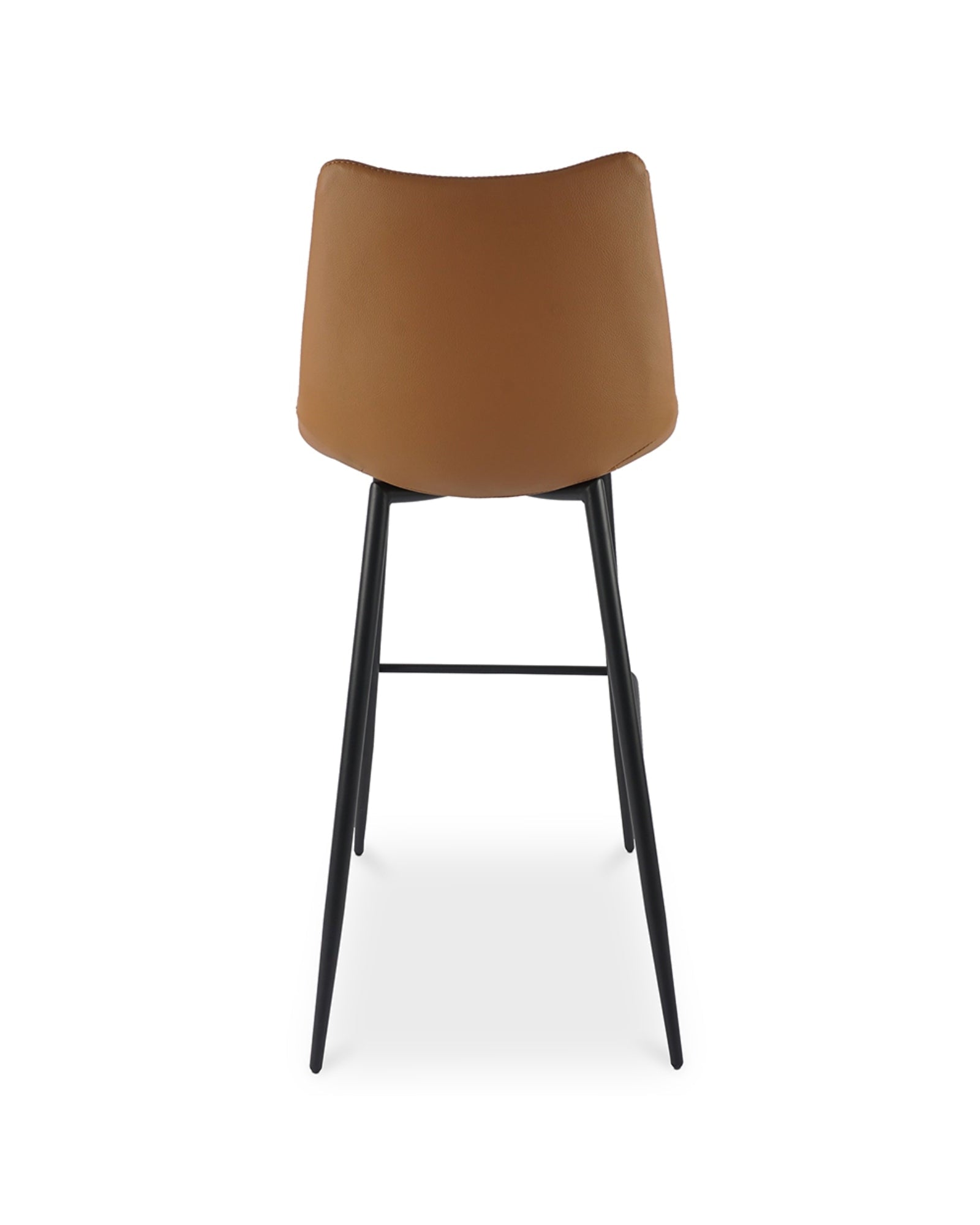 Valdemar Leather Bar Chairs (Set of 2) - Bar Stools - Hello Norden