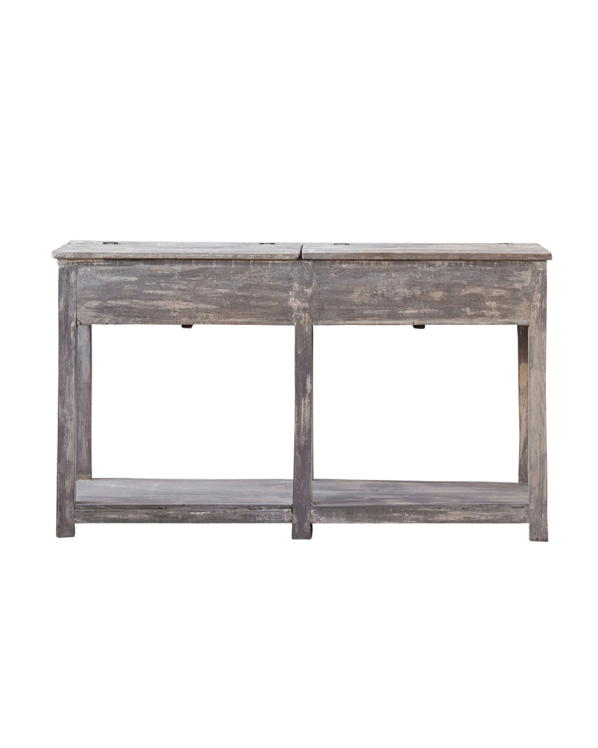 Vara Vintage Wood Console Table - Consoles - Hello Norden