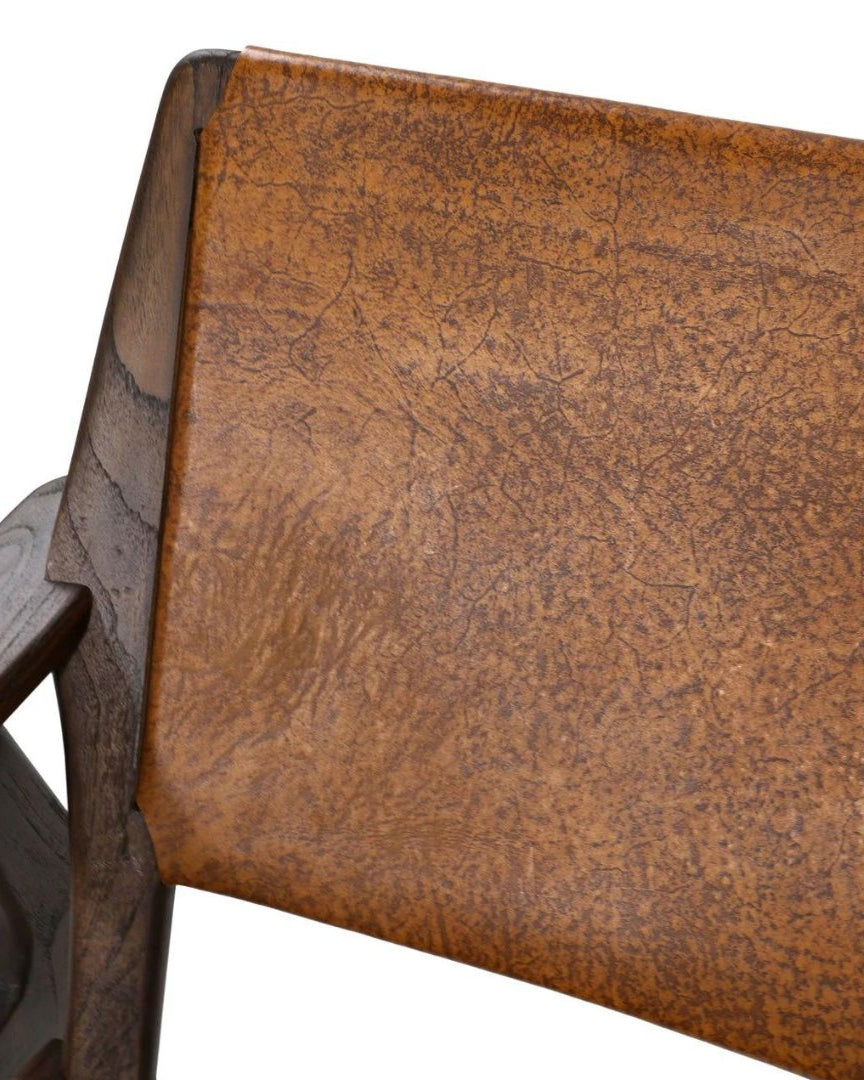 Vendela Leather Accent Chair - Arm Chairs - Hello Norden