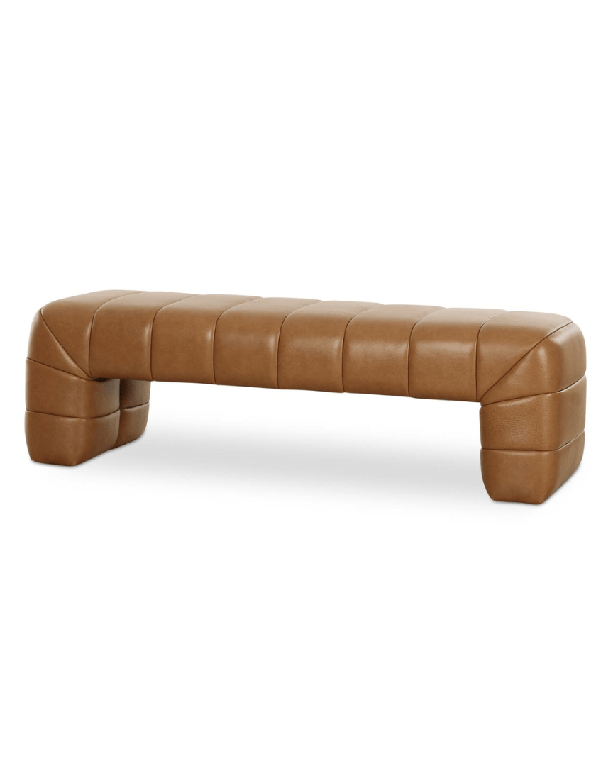 Viktor Leather Bench - Bench - Hello Norden