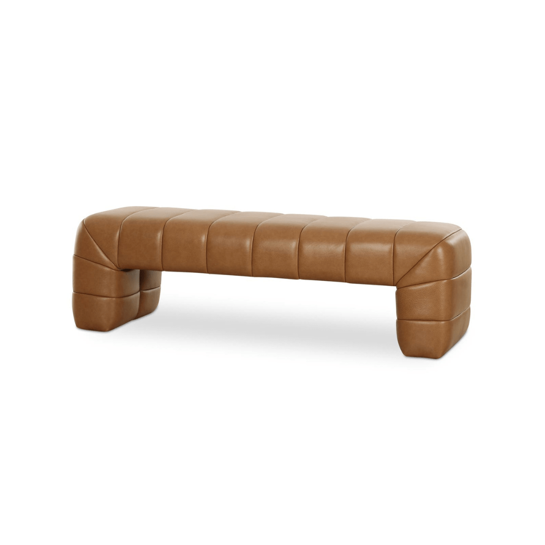 Viktor Leather Bench - Bench - Hello Norden