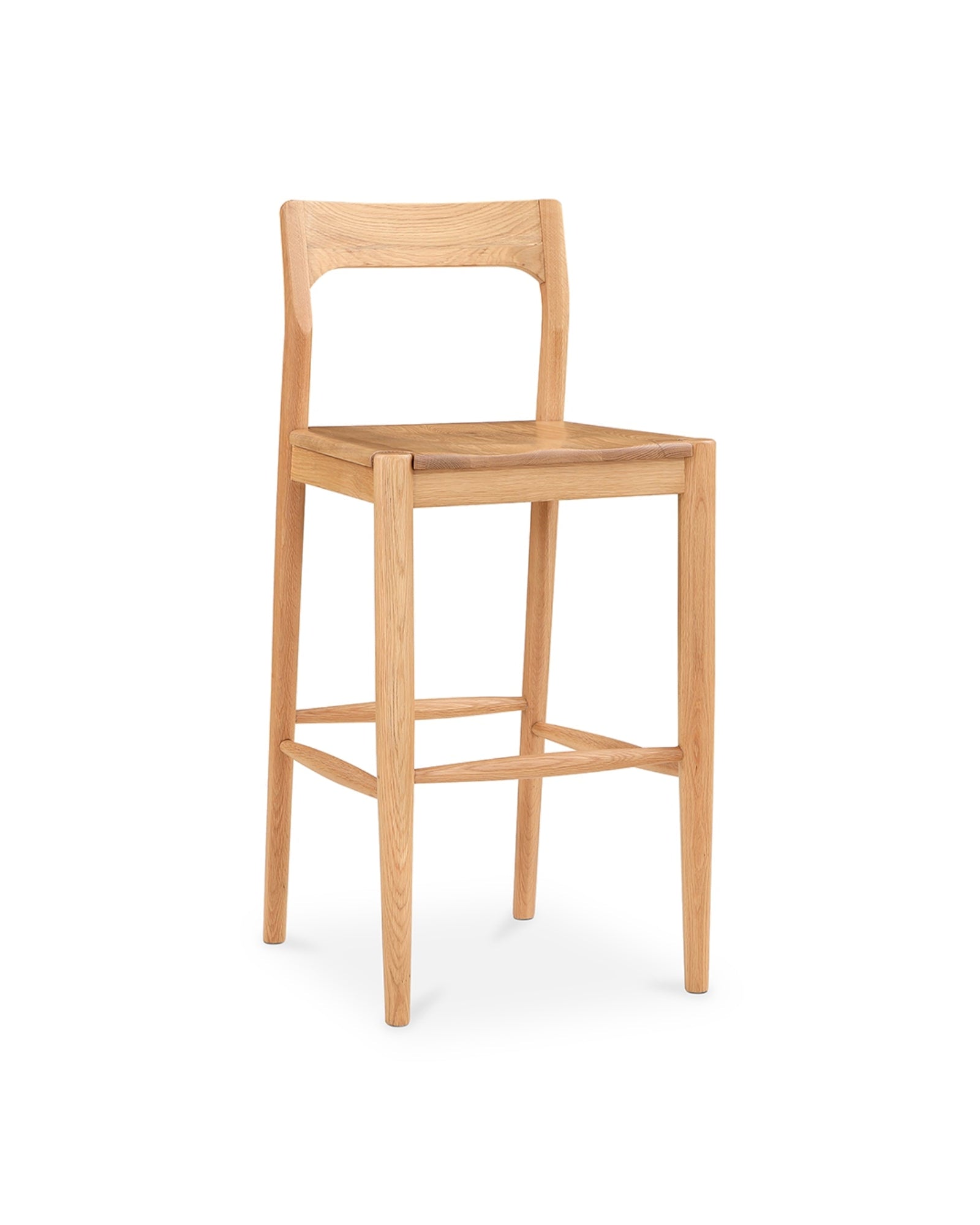 Villads Oak Bar Chair - Bar Stools - Hello Norden