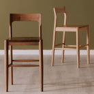 Villads Walnut Bar Chair - Bar Stools - Hello Norden