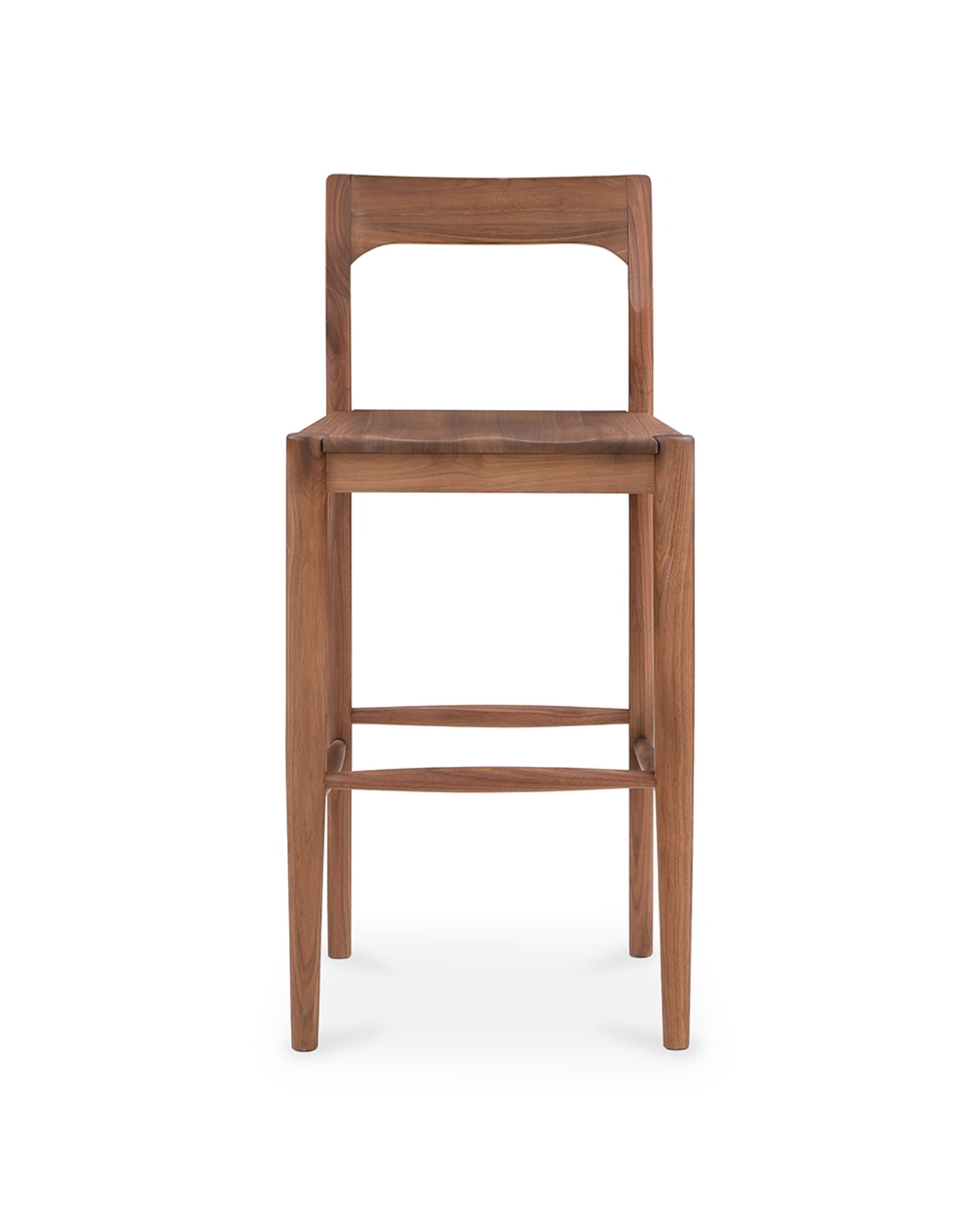 Villads Walnut Bar Chair - Bar Stools - Hello Norden