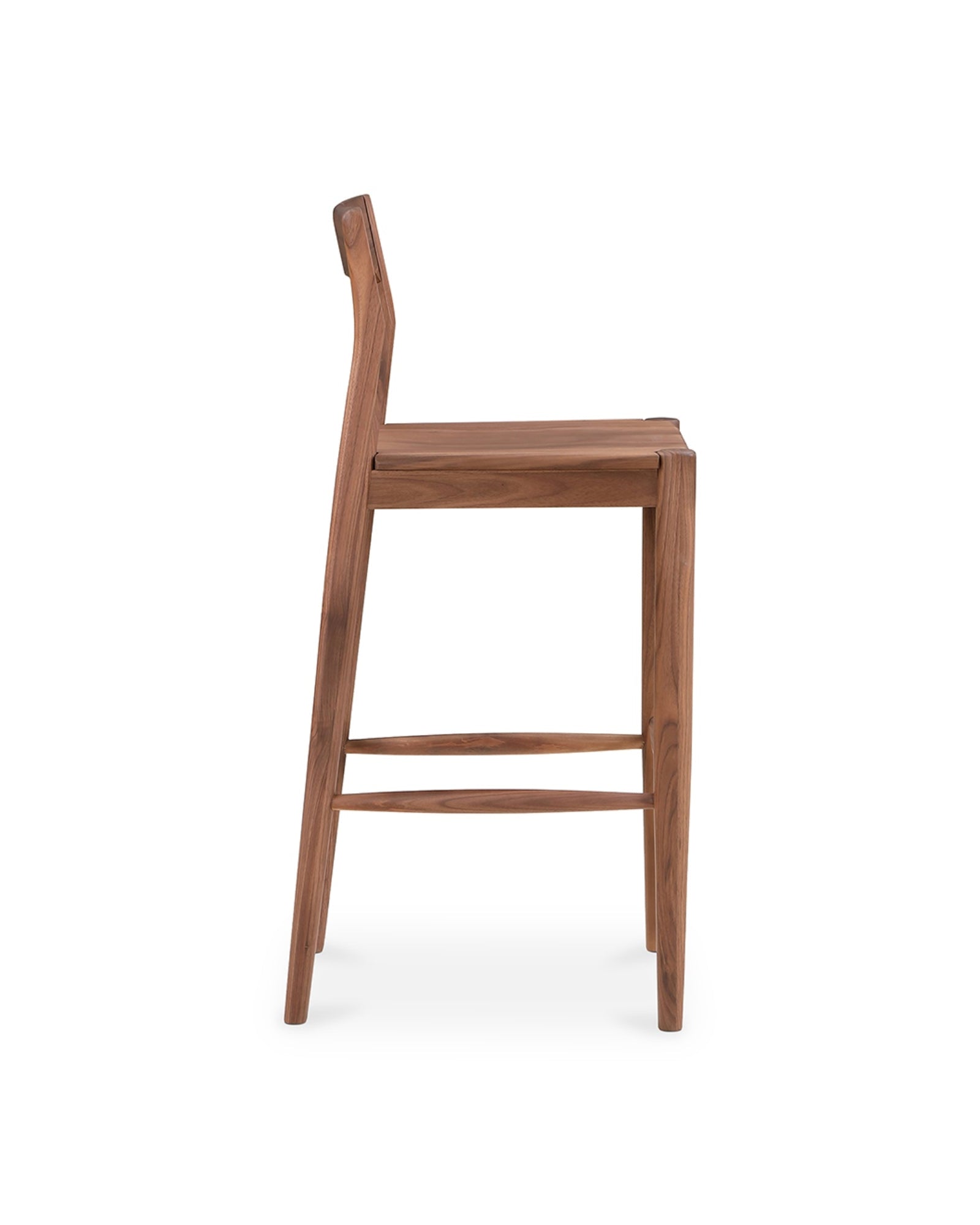 Villads Walnut Bar Chair - Bar Stools - Hello Norden