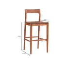 Villads Walnut Bar Chair - Bar Stools - Hello Norden