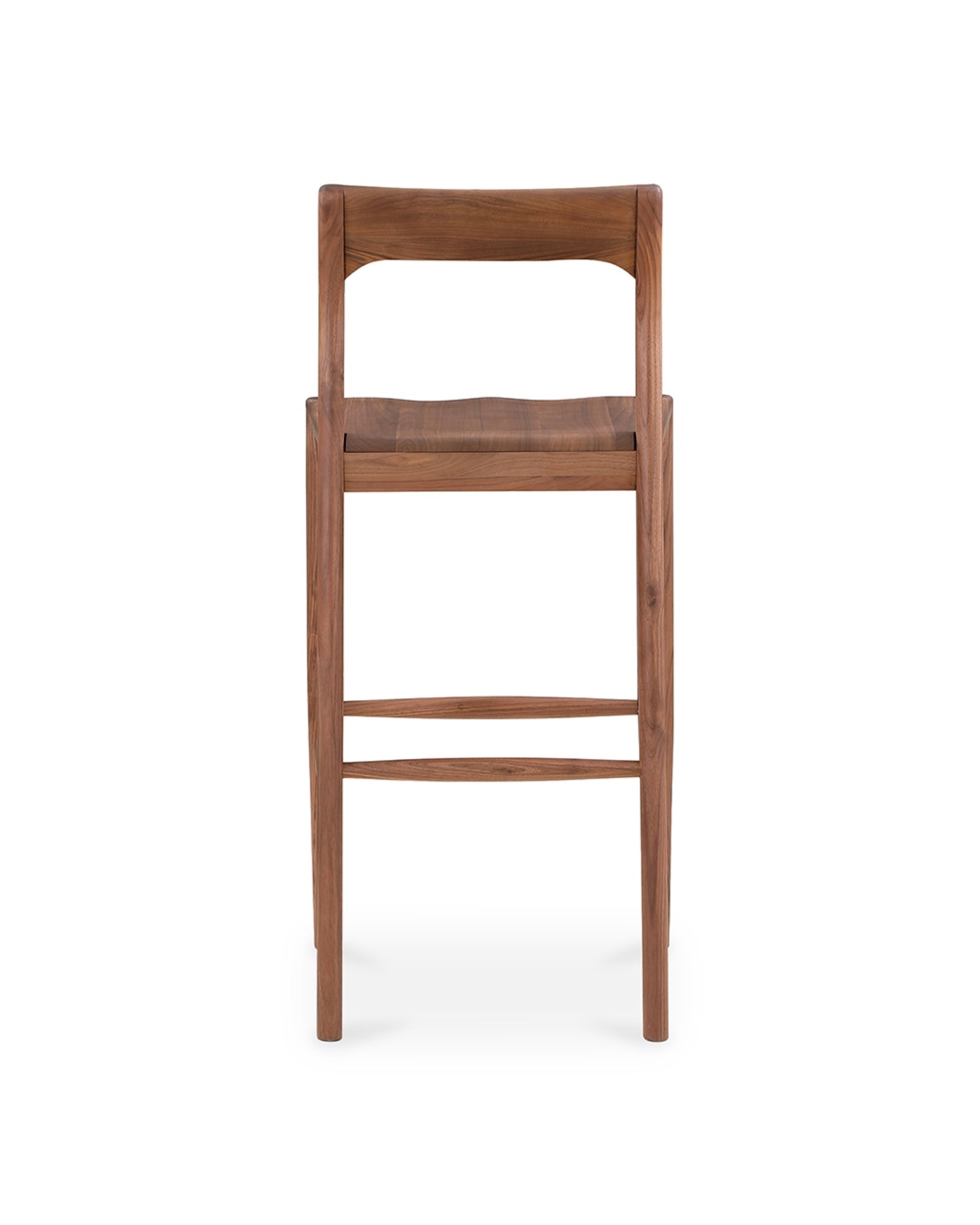 Villads Walnut Bar Chair - Bar Stools - Hello Norden