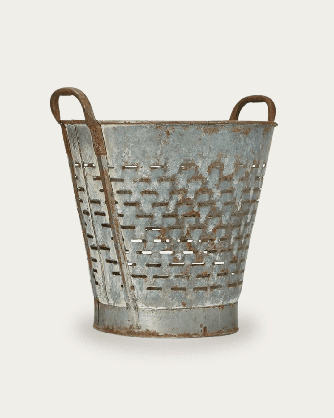 Vintage Metal Mesh Harvest Bucket - Planters & Pots - Hello Norden