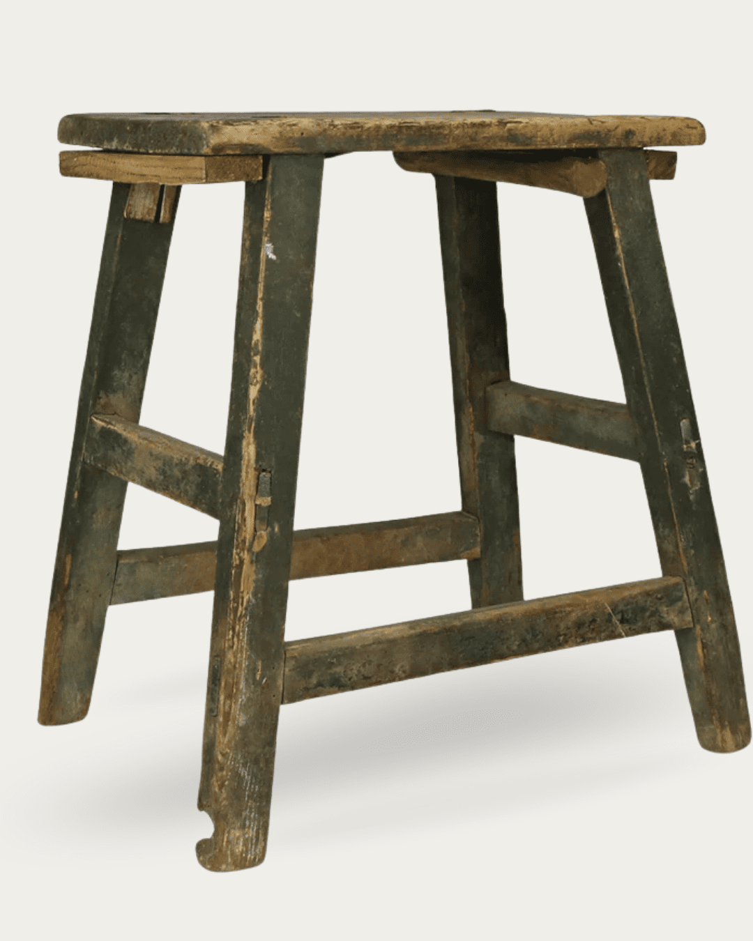 Vintage Painted Stool - Stools & Poufs - Hello Norden