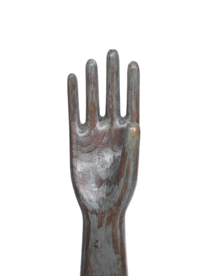 Vintage Wooden Glove Mold Sculpture - Sculptures - Hello Norden