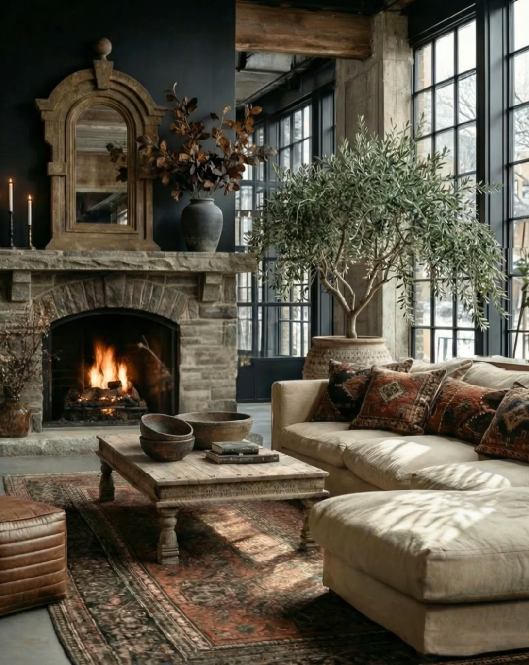 vintage decor Hello Norden antique wood wooden bowls