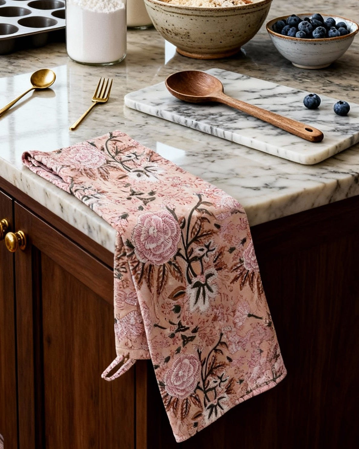Viva Blossom Dish Towel - Kitchen Towels - Hello Norden