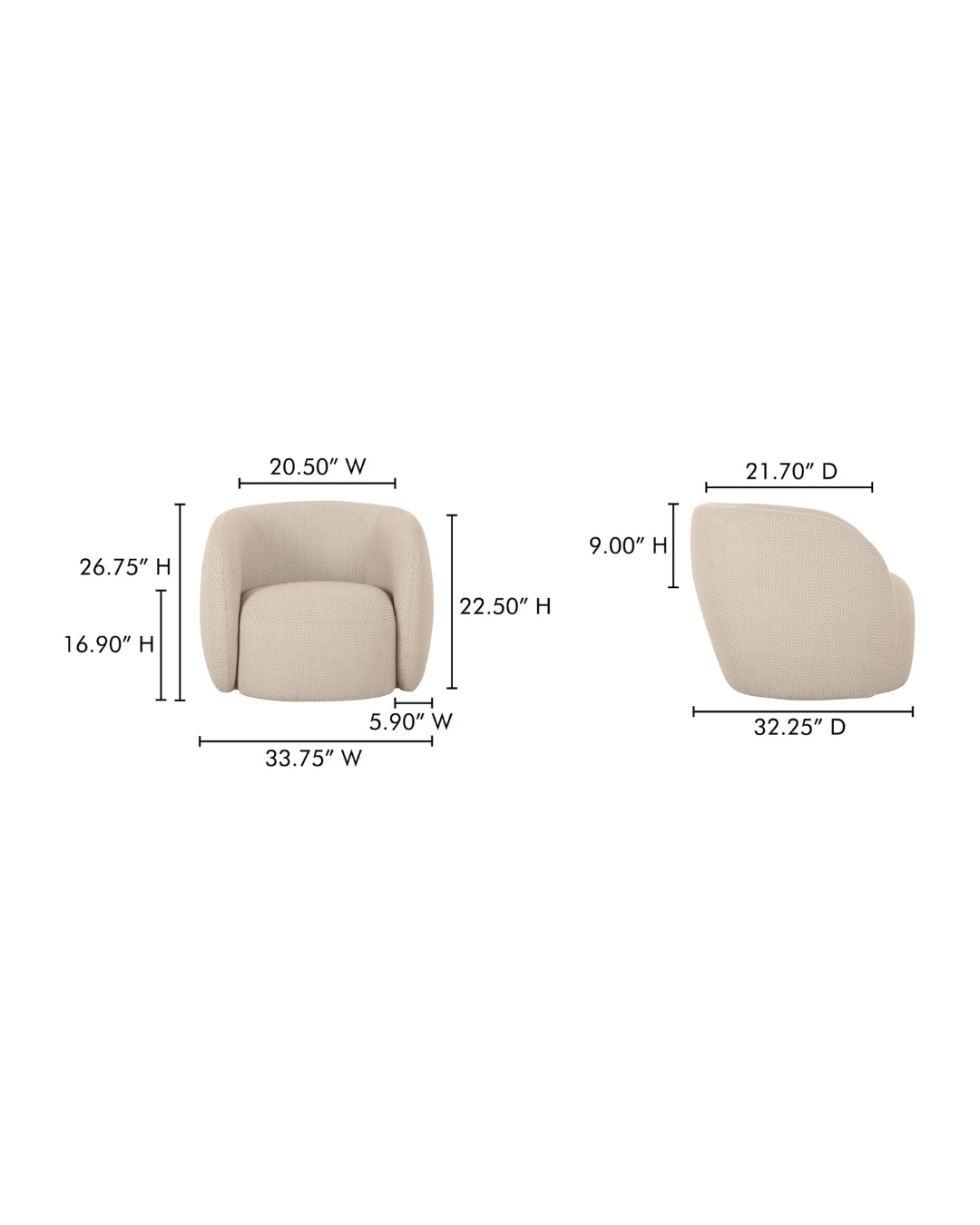 Waylan Outdoor Lounge Chair - Arm Chairs, Recliners & Sleeper Chairs - Hello Norden