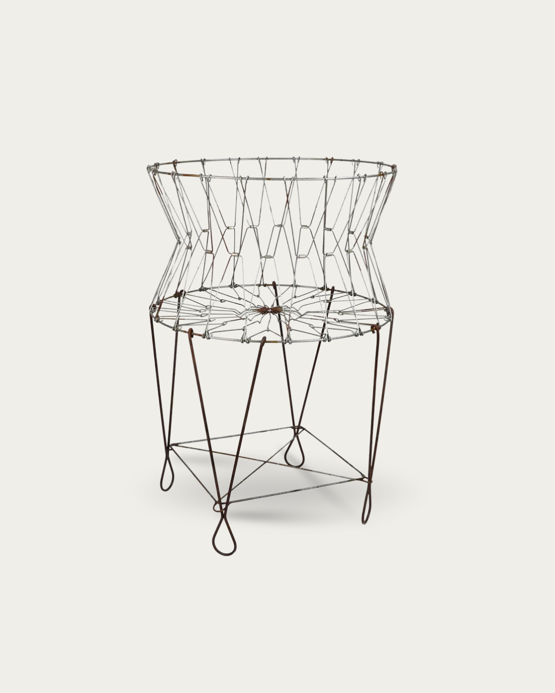 Wire Basket Plant Stand - Planters & Pots - Hello Norden