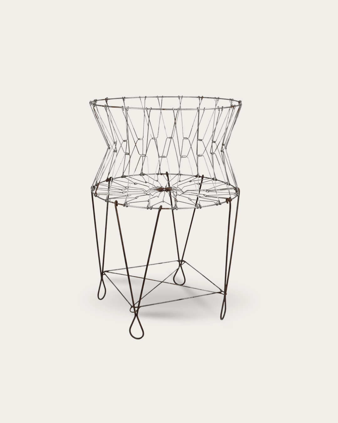 Wire Basket Plant Stand - Planters & Pots - Hello Norden