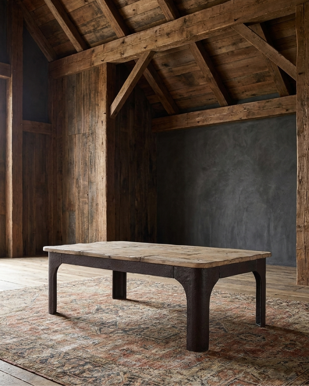 Finn Rustic Wood Coffee Table - Coffee Tables - Hello Norden