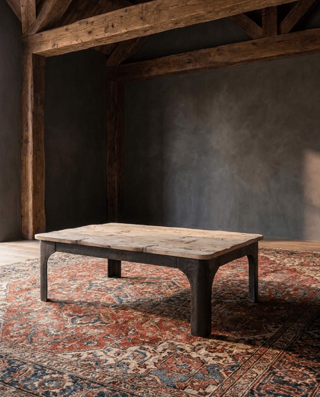 Finn Rustic Wood Coffee Table - Coffee Tables - Hello Norden