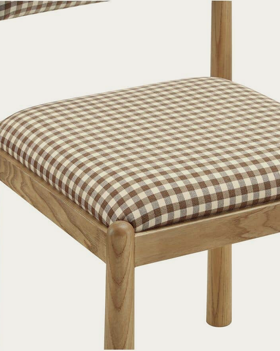 dining room furniture modern mountain upholstery: 92% polyester 6% rayon 2% linen dining chair Hello Norden - Sivert Dining Chair, detail view