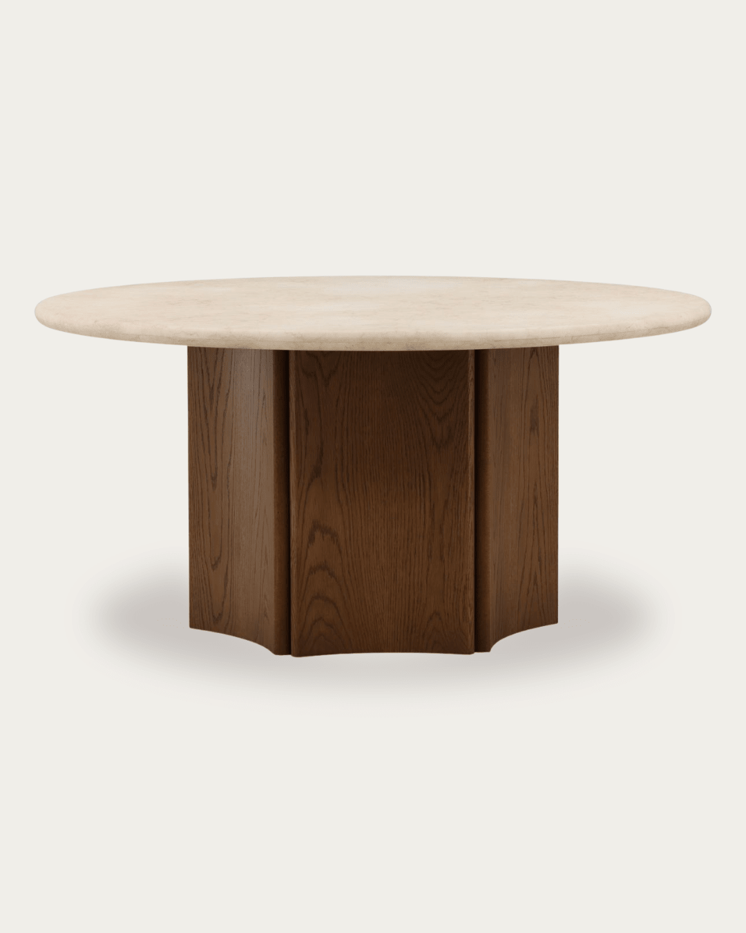 dining room furniture modern mountain oak wood dining table Hello Norden - Torvald Round Dining Table