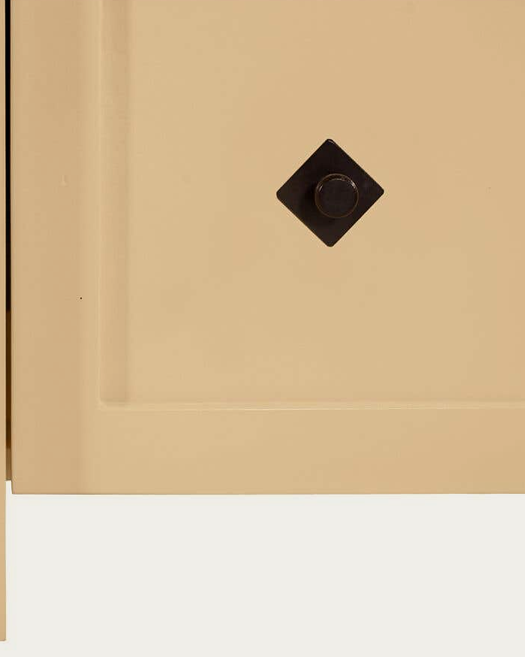 bedroom furniture modern mountain frame: solid mango wood and engineered wood nightstand Hello Norden - Sondre Nightstand, detail view