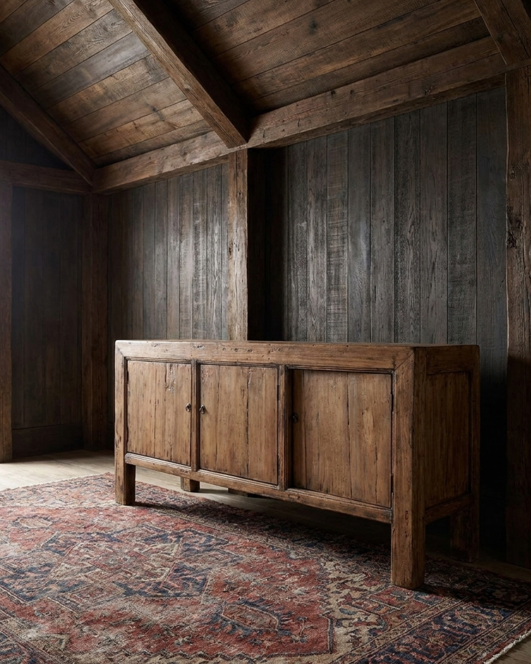 Junia Vintage Wood Sideboard - Vintage Furniture - Hello Norden