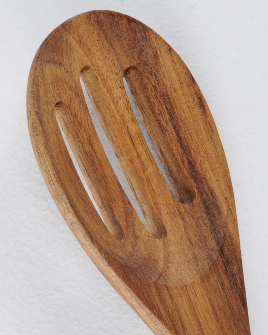Wood Slotted Spoon - Slotted Spoon - Hello Norden