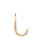 Zelda Brass Wall Hook - Hooks - Hello Norden
