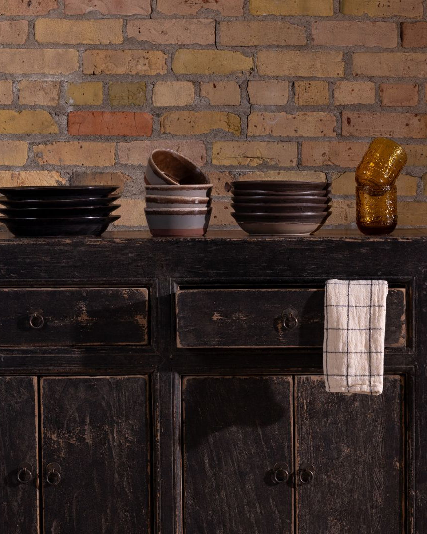 Amber Embossed Drinking Glass - Glassware & Mugs - Hello Norden